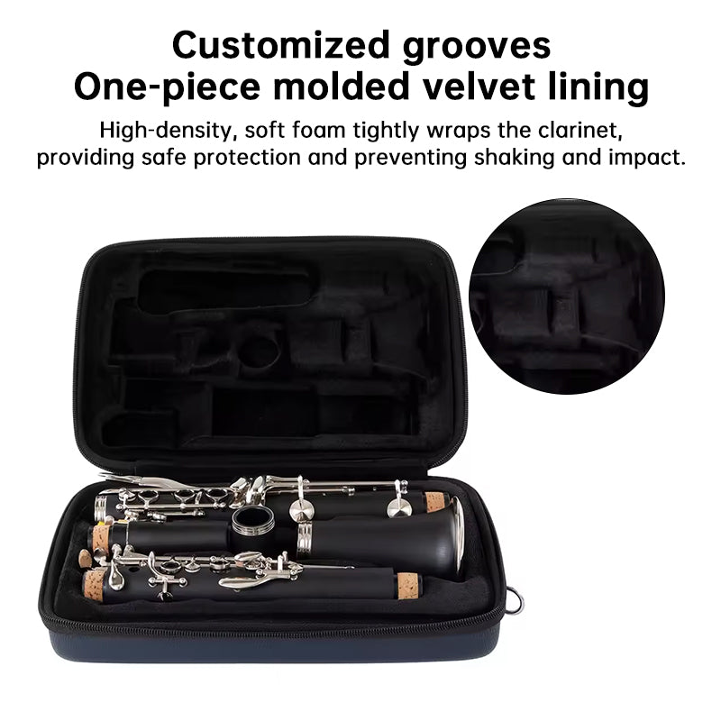 Lightweight Waterproof Clarinet Case Bag | Shoulder & Backpack Carry