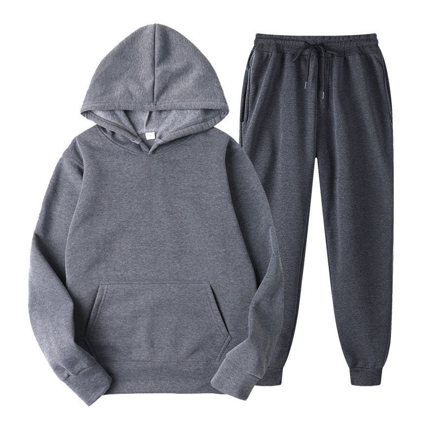 Men's Two-Piece Hoodie & Sweatpants Tracksuit