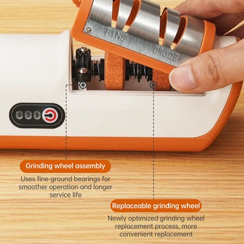 Automatic Electric Knife Sharpener - detail view