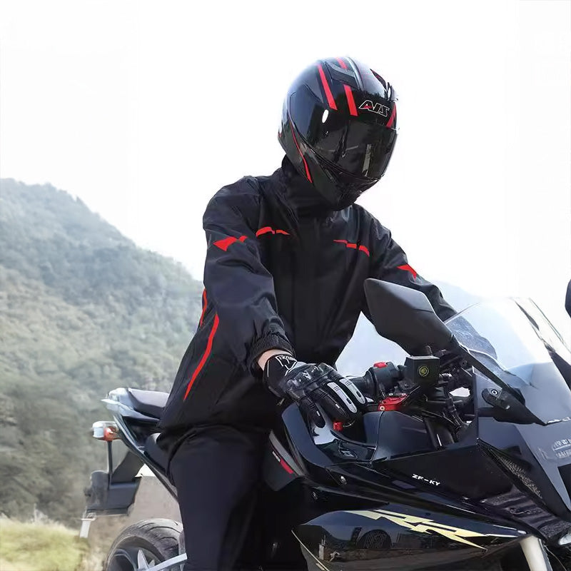 Waterproof Motorcycle Rain Suit - alternate view