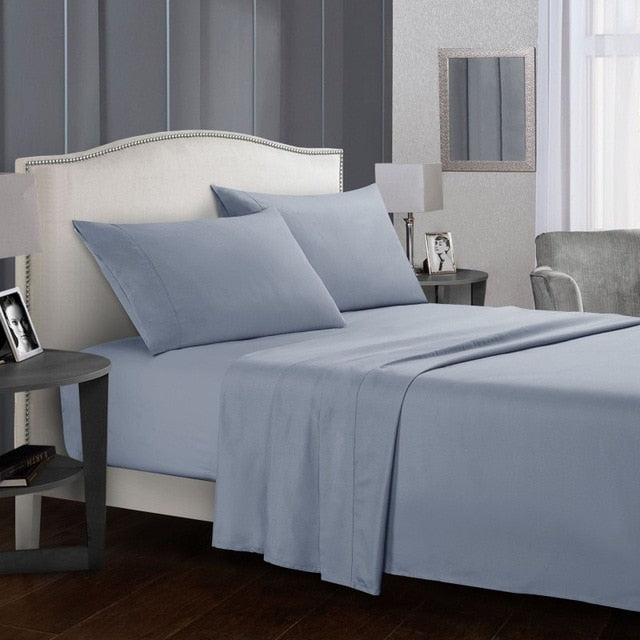 Solid White Bedding Set
