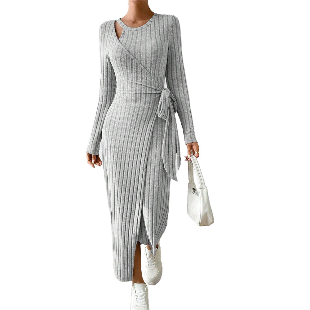 Irregular Hem Long Skirt Dress