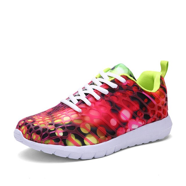Camouflage Mesh Running Sneakers