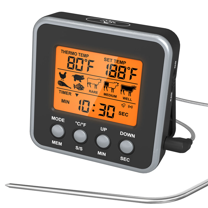 Wireless Meat Thermometer with Timer