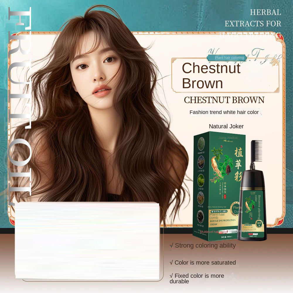 Plant-Based Hair Dye Comb
