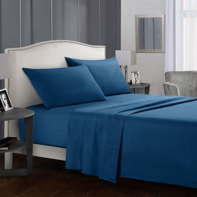 Solid White Bedding Set