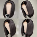 Middle-Part Bob Front Lace Wig