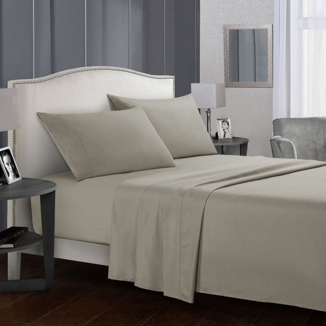 Solid White Bedding Set