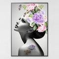 Floral Feather Fashion Canvas Art Set - alternate view