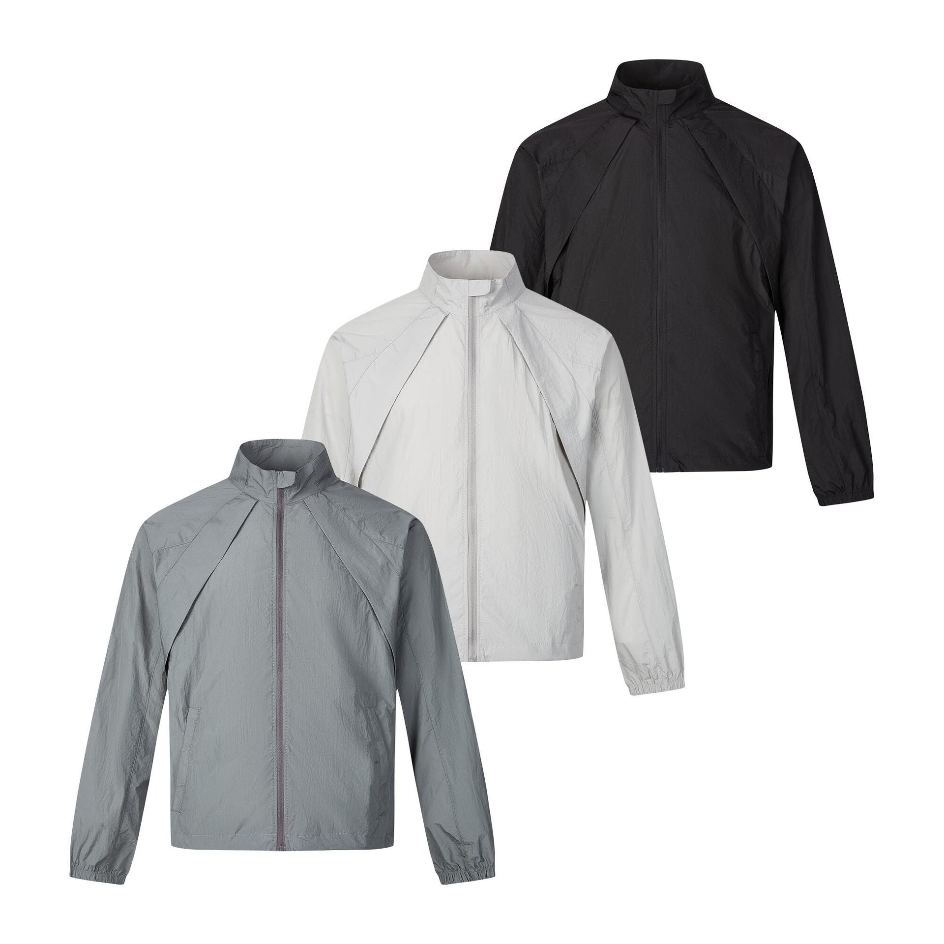 Loose Stand-Up Collar Sun Protection Jacket - alternate view