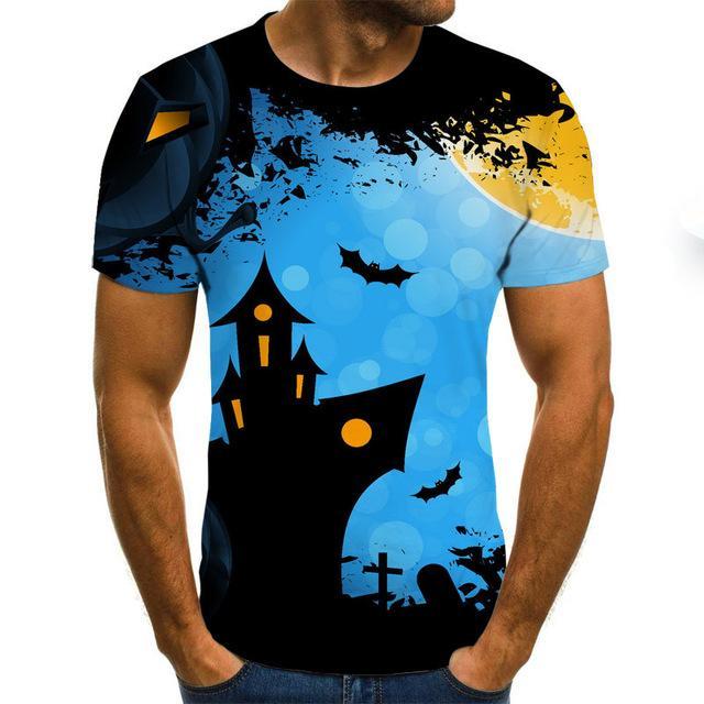 Men's 3D Print Graphic T-Shirt - alternate view