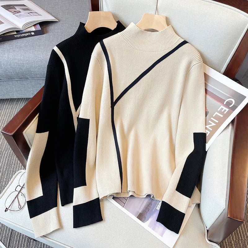 Women's Turtleneck Knit Sweater