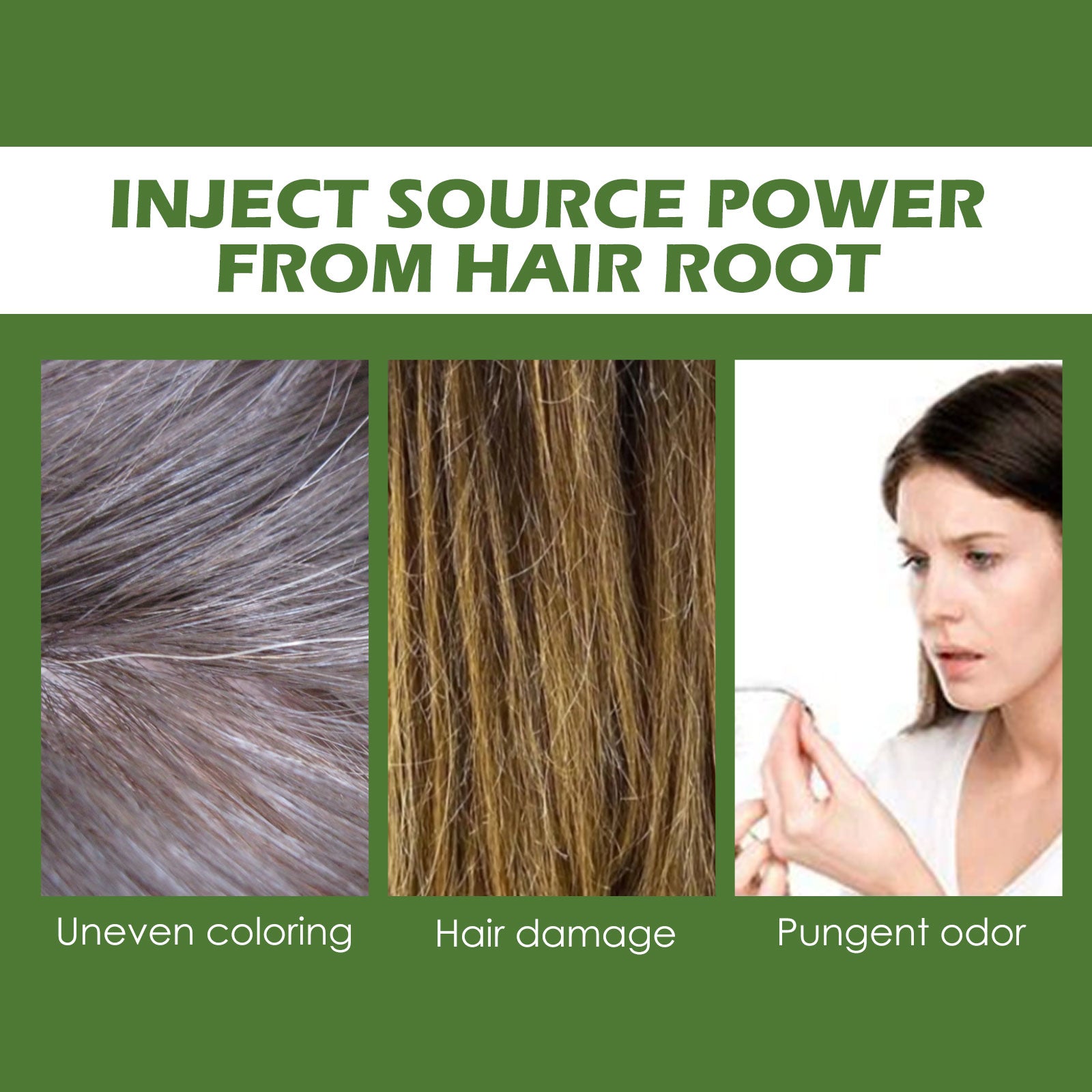Plant-Based Bubble Hair Darkening Treatment - alternate view