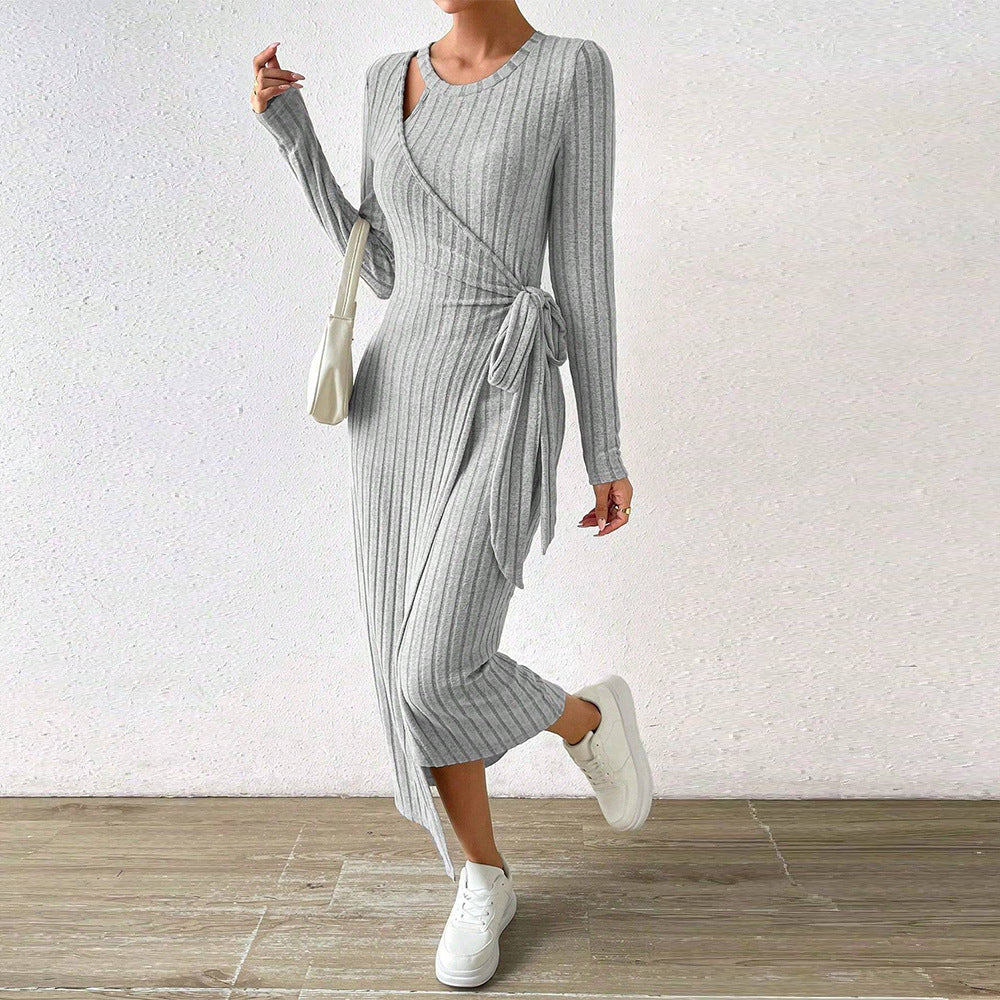 Irregular Hem Long Skirt Dress