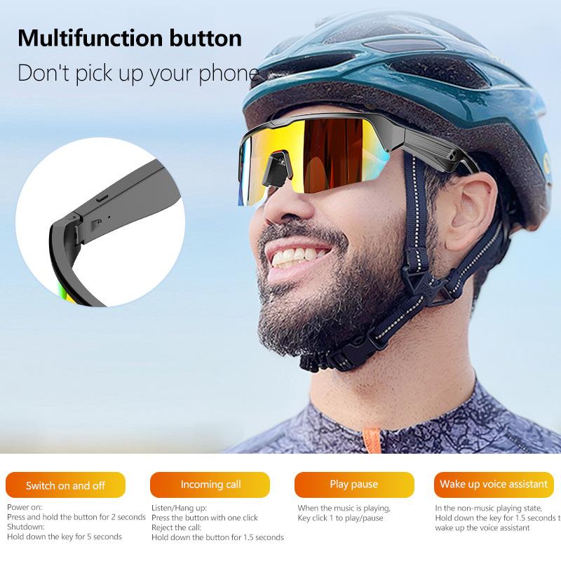 Outdoor Sports Smart Bluetooth Glasses - alternate view