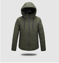Winter Outdoor Heated Jacket, USB Charging