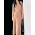 Elegant Pullover Sweater & Skirt Set