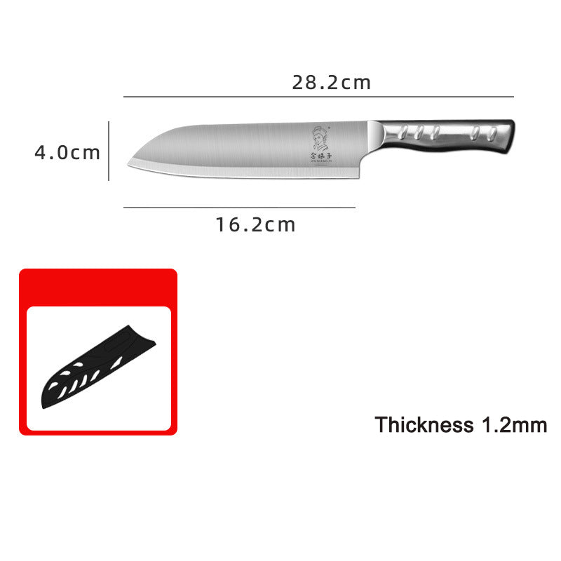 Stainless Steel Chef's Knife - detail view
