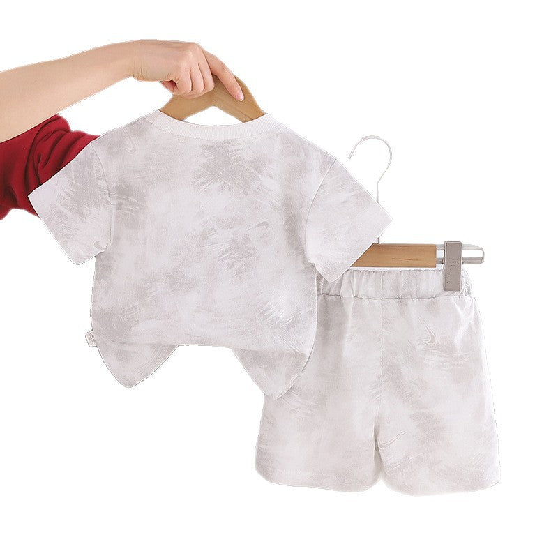 Kids' Summer Sports Two-Piece Set | Short Sleeve & Shorts