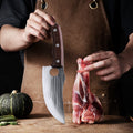 Hand-Forged Meat Cutting Knife