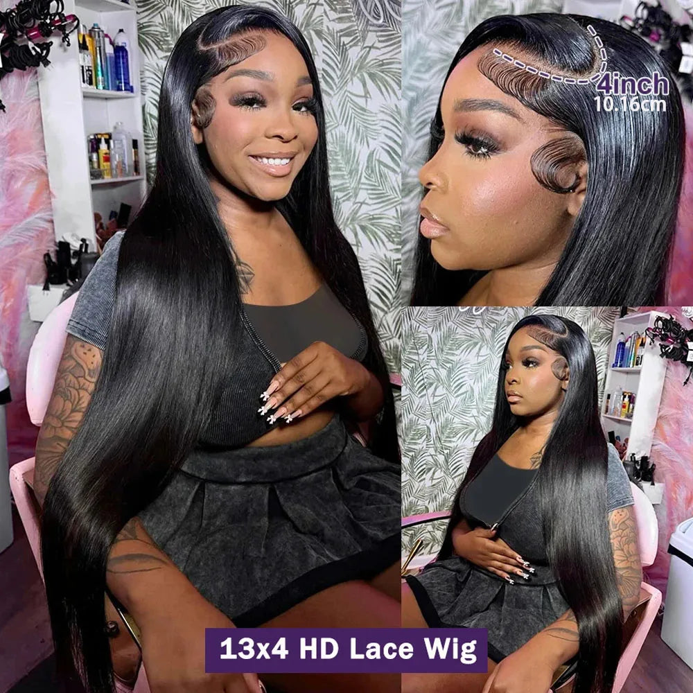 HD Lace Frontal Straight Human Hair Wig
