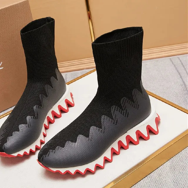 Knit Sock Platform Sneakers