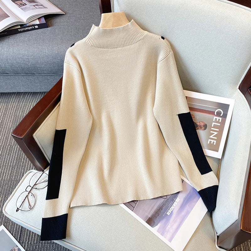 Women's Turtleneck Knit Sweater