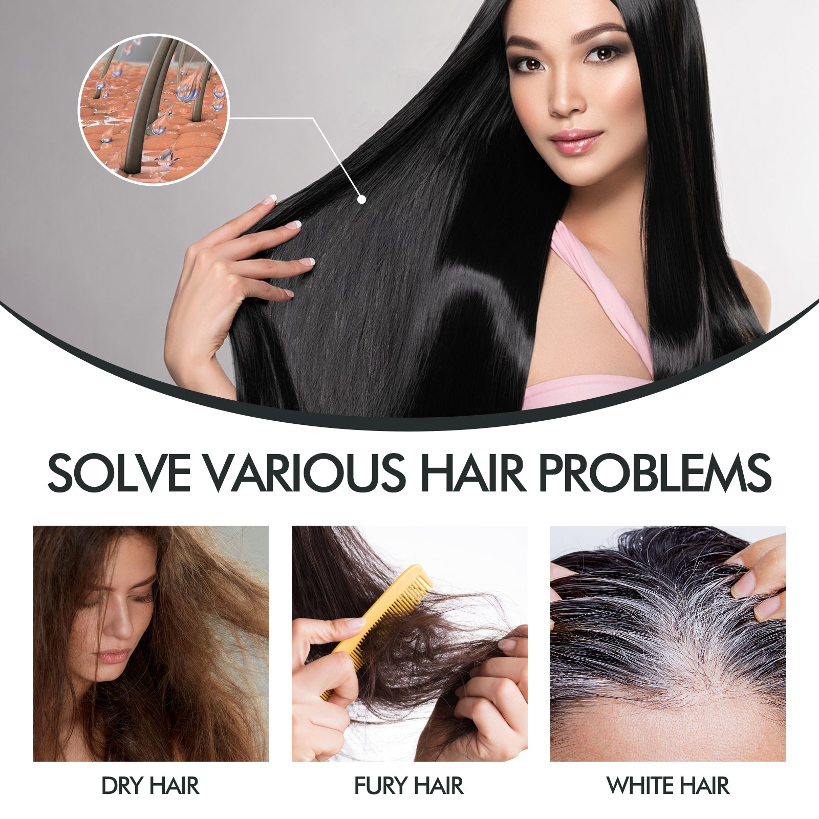 Natural Hair Darkening Spray - alternate view