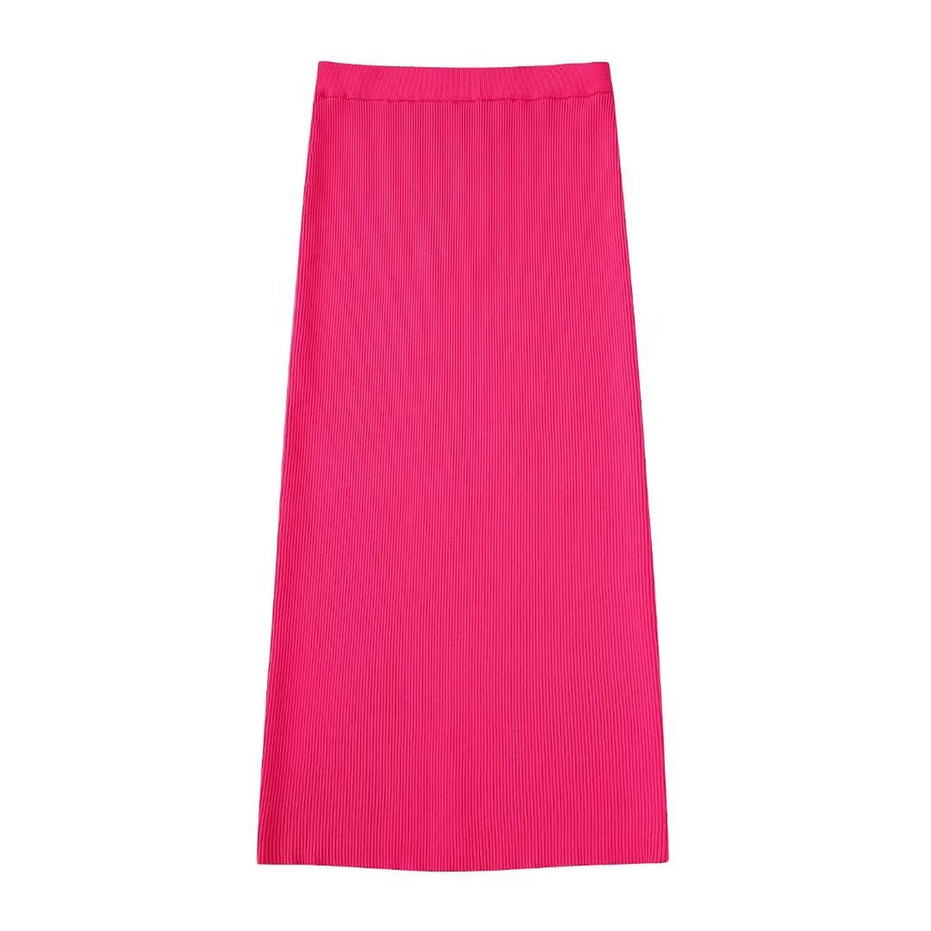 Knit Cardigan & Midi Skirt Set - alternate view