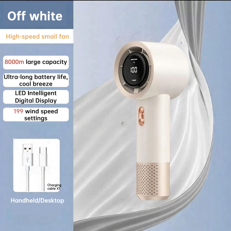 Handheld High-Speed Personal Fan