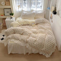 French Lace Washed-Cotton Bedding Set - alternate view
