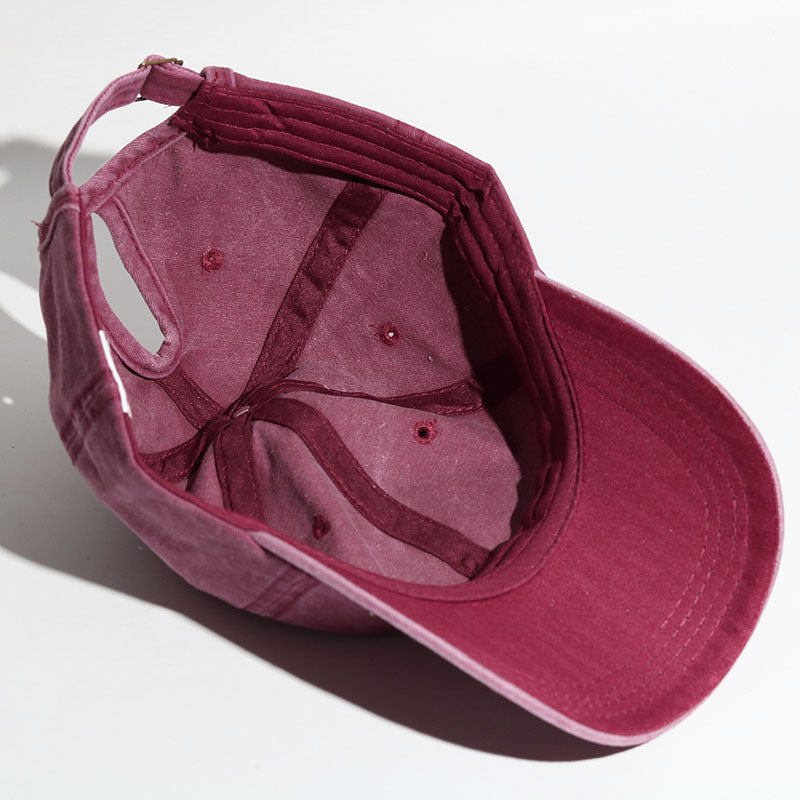 Curved-Brim Snapback Sun Hat