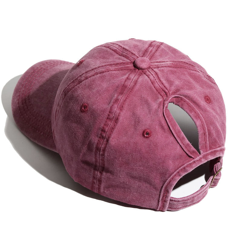 Curved-Brim Snapback Sun Hat - alternate view