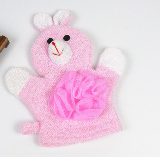 Kids' Animal Print Bath Washcloths - alternate view