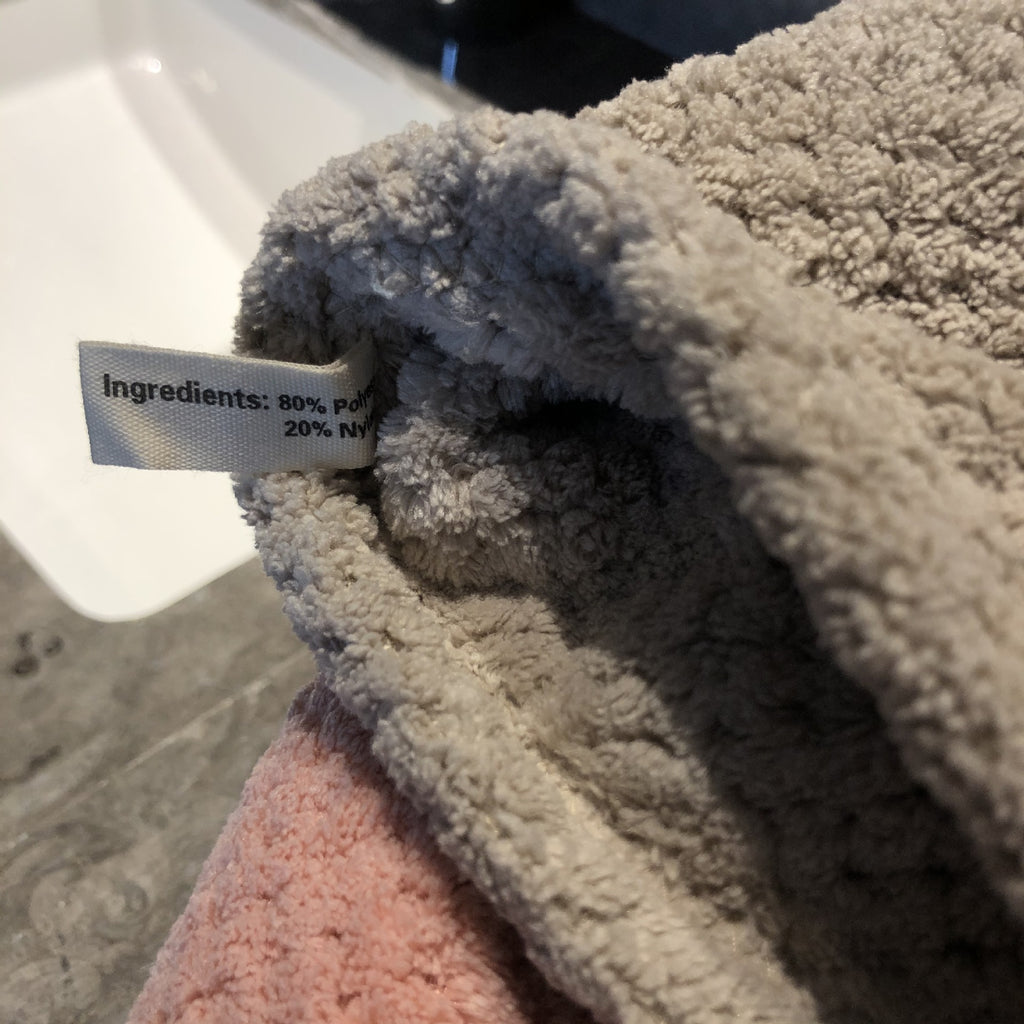 Pineapple Grid Coral Fleece Towel Set