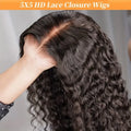 Glueless Deep Curly Wave Wig, 250% Density