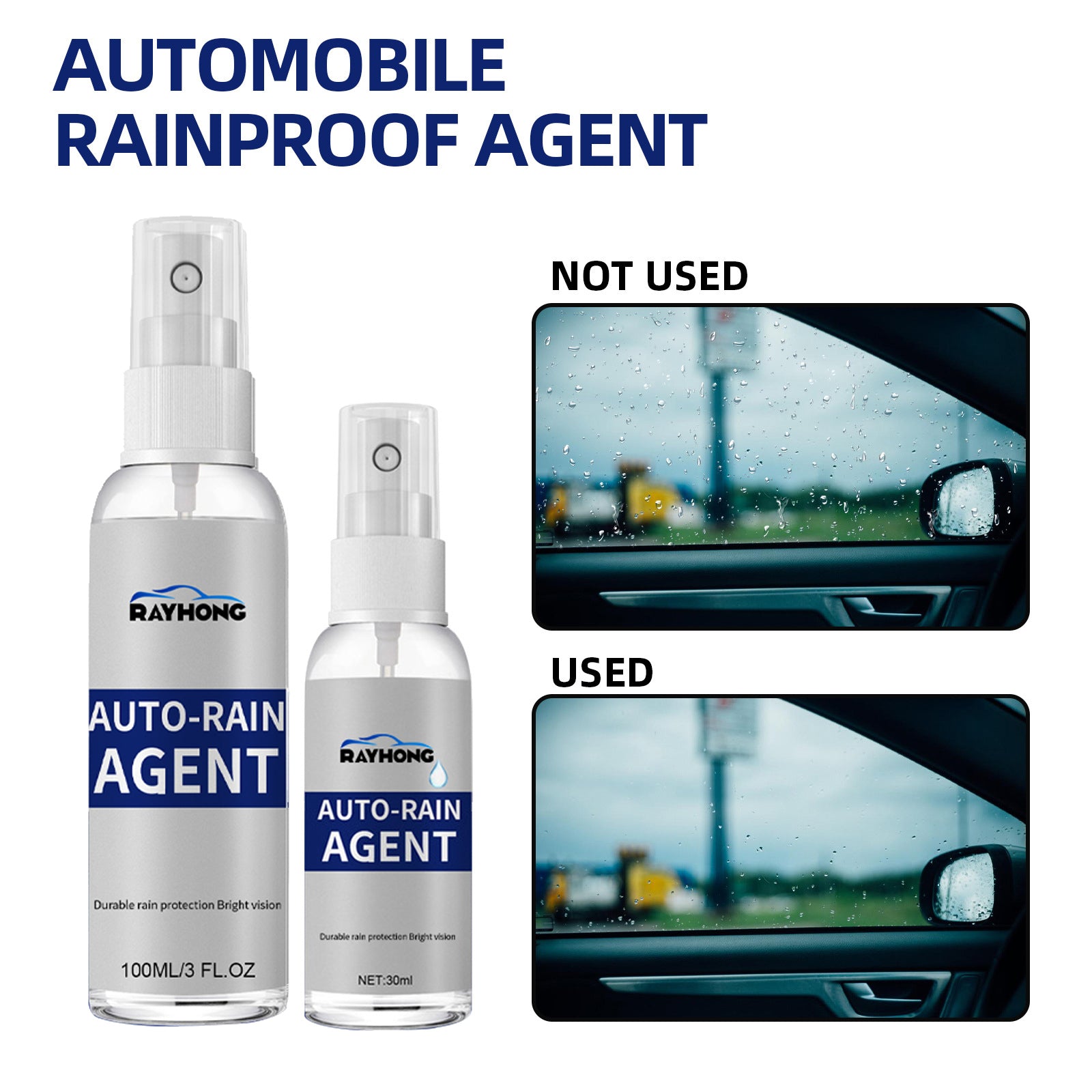 Auto Windshield Rain & Fog Coating Agent - detail view