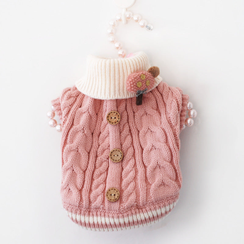 Pet Button Sweater, Autumn & Winter
