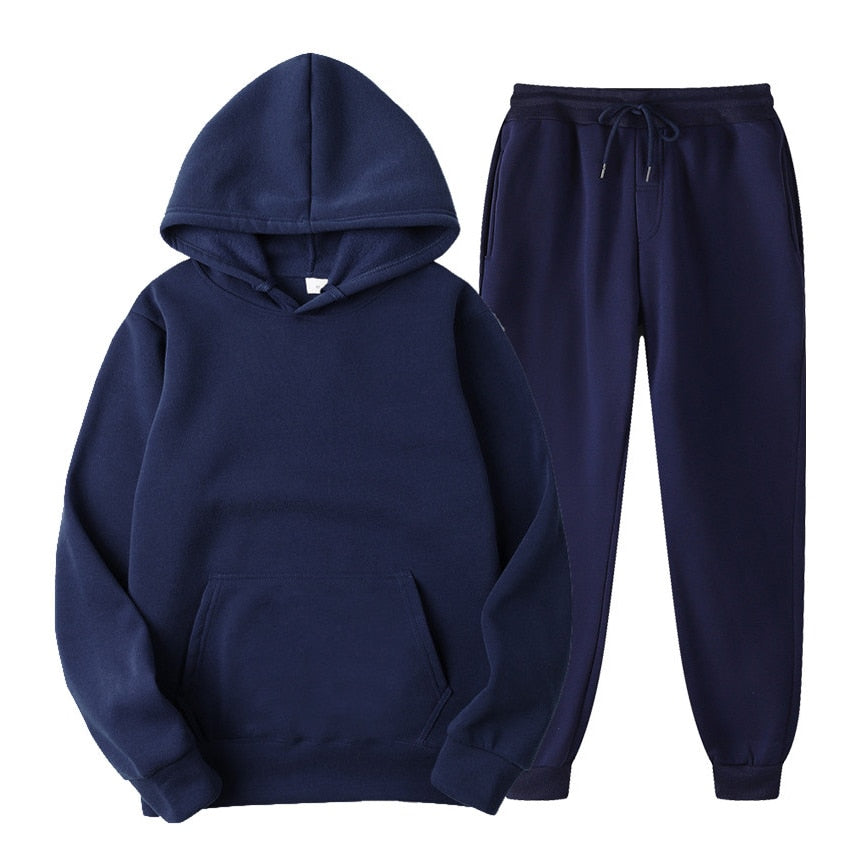 Men's Two-Piece Hoodie & Sweatpants Tracksuit
