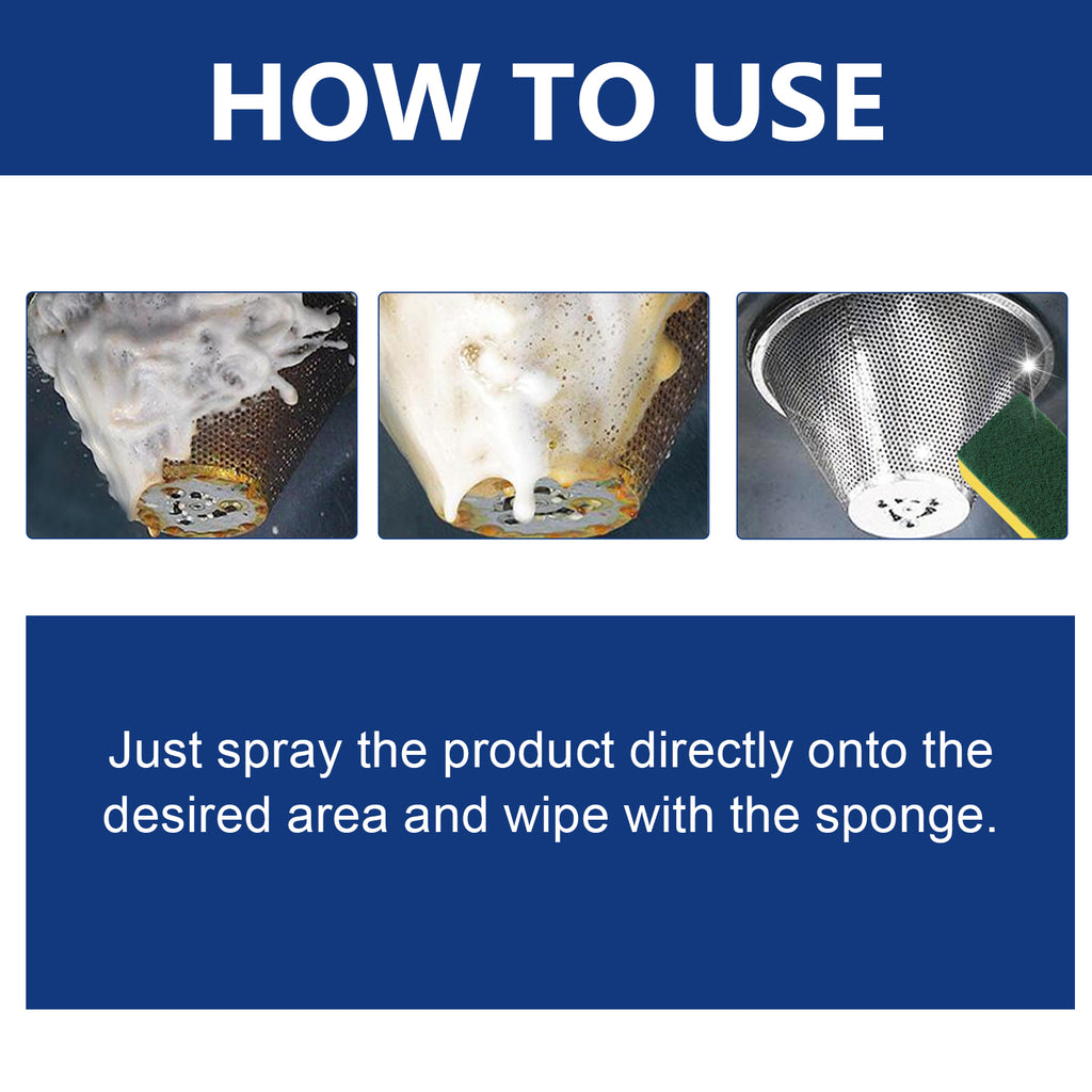 Range Hood & Stove Grease Foam Cleaner - detail view