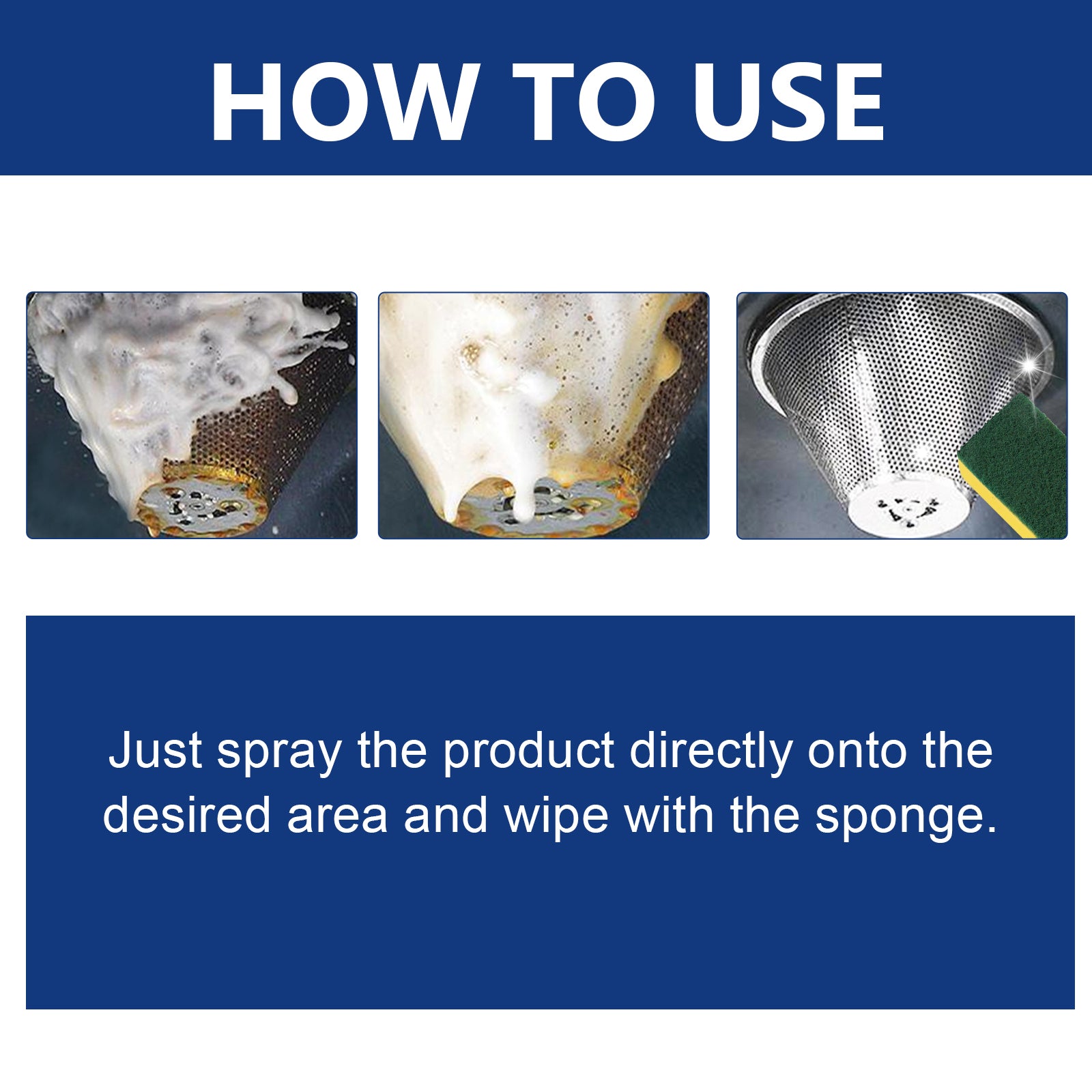 Range Hood & Stove Grease Foam Cleaner - detail view