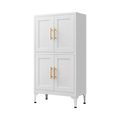 White Metal Kitchen Pantry Cabinet