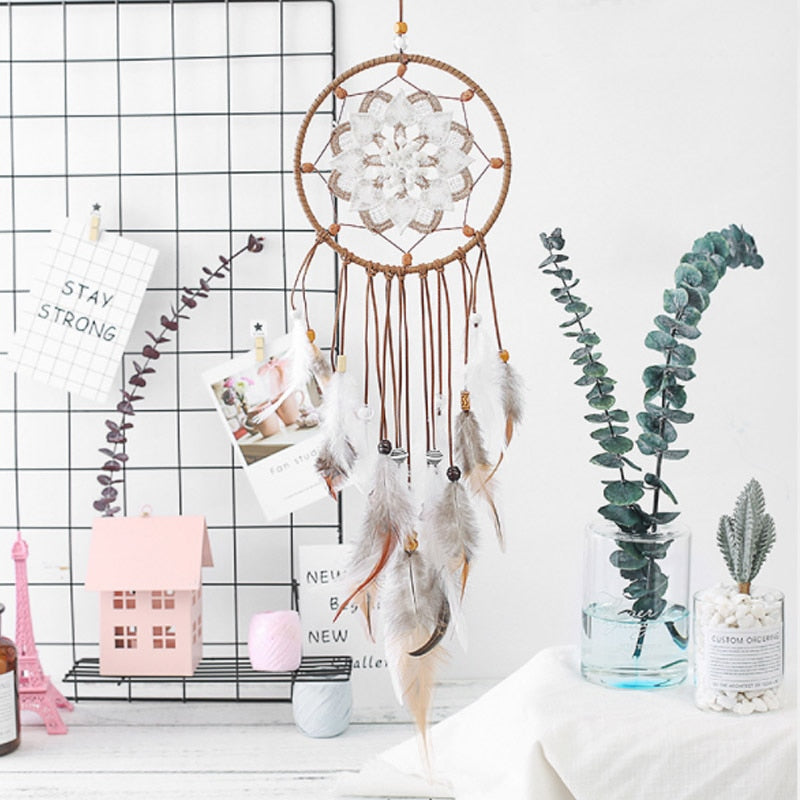 Handcrafted Feather Dream Catcher