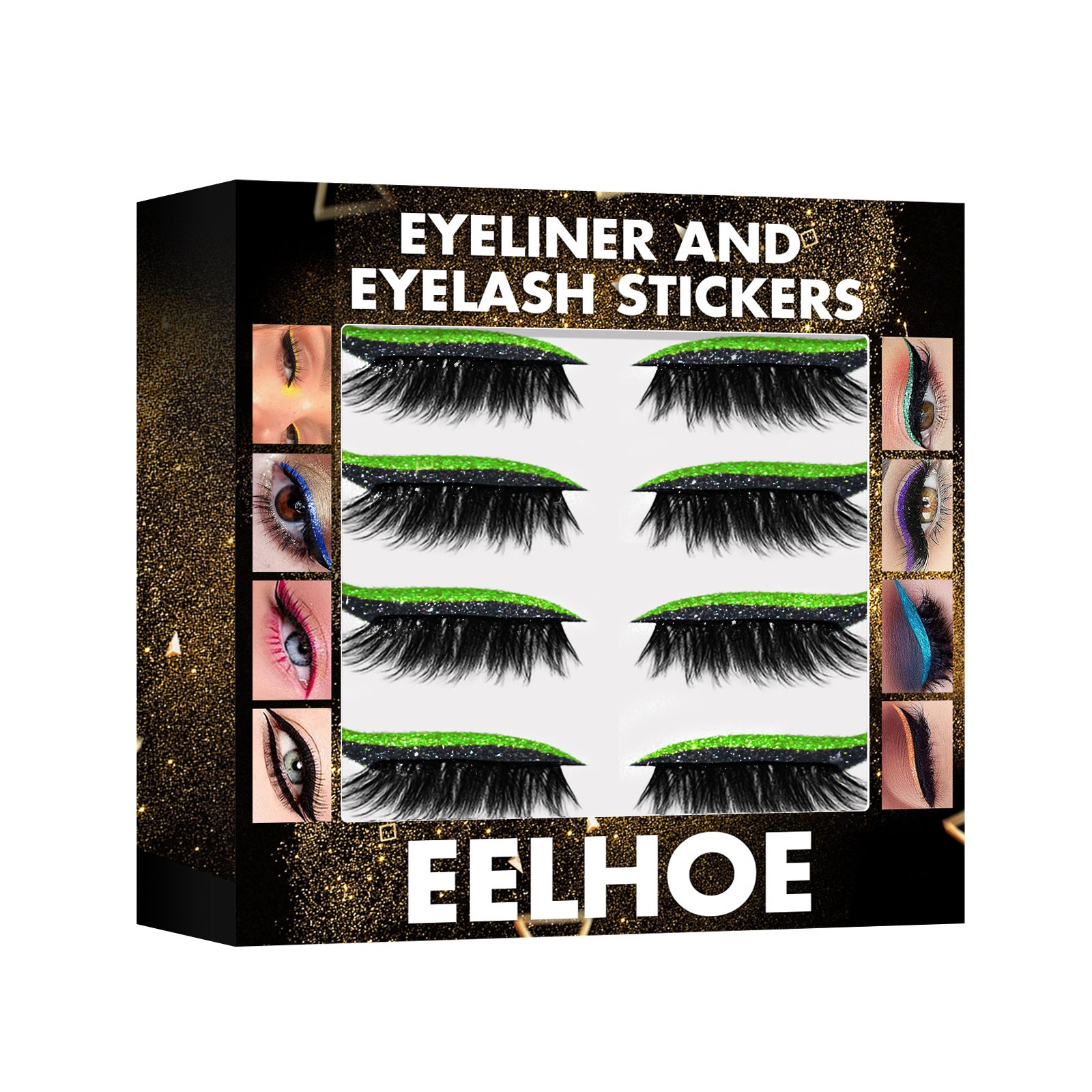 3D Glitter Self-Adhesive Eyeliner Sticks