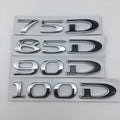 Tesla Model 3/S/X/Y Displacement Metal Sticker