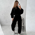 Women's Hoodie & Sweatpants Two-Piece Set - detail view