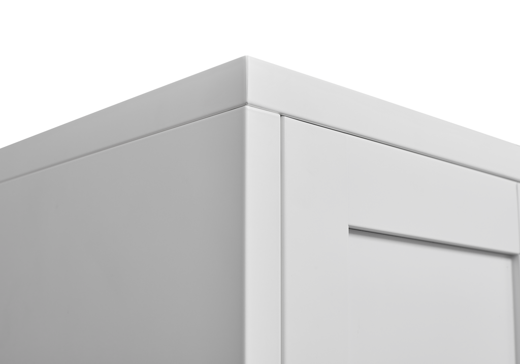 White Metal Kitchen Pantry Cabinet