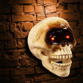 Motion-Sensor Skull Head Halloween Decor
