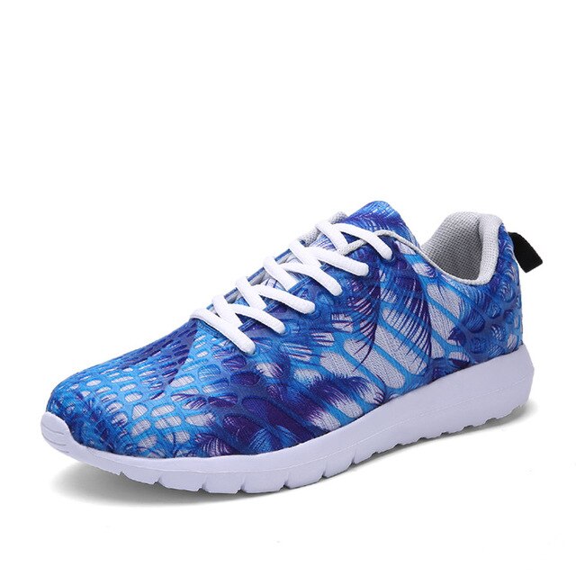 Camouflage Mesh Running Sneakers