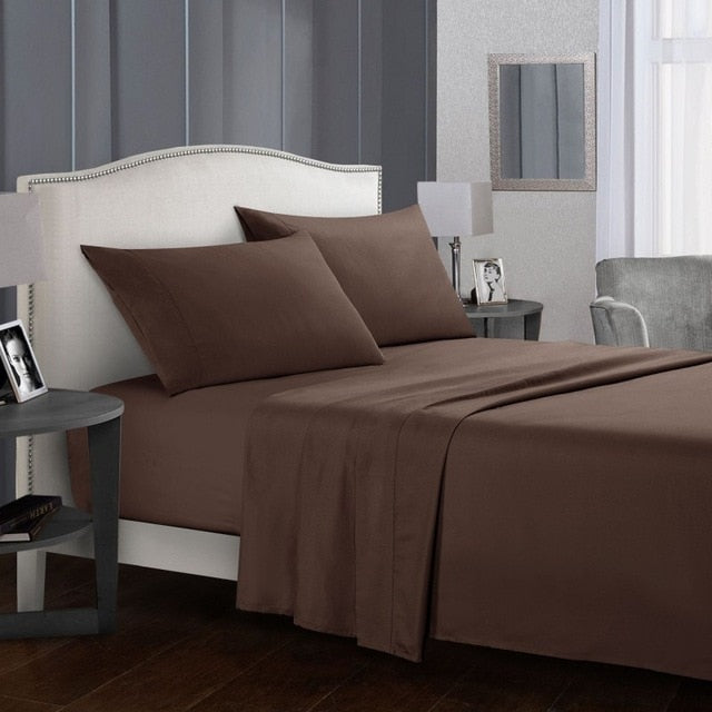 Solid White Bedding Set